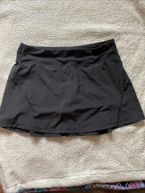 Women's Black Active Skort - Lightweight Performance Shorts